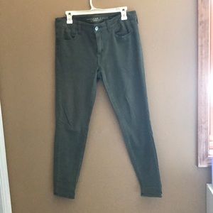 American Eagle 360 Super Stretch Jeggings Green